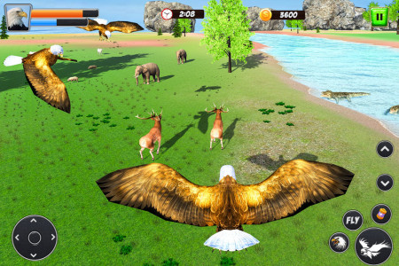 اسکرین شات بازی Flying Eagle Family Simulator 3