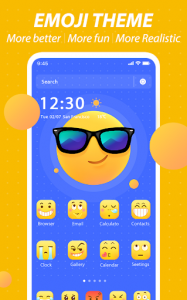اسکرین شات برنامه Cute Funny Emoji Themes 7