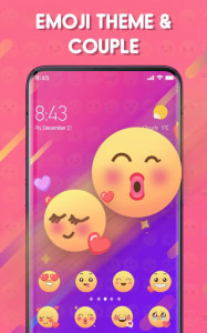 اسکرین شات برنامه Cute Funny Emoji Themes 4