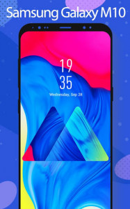 اسکرین شات برنامه Themes for galaxy m10/20/30 launcher & wallpaper 5