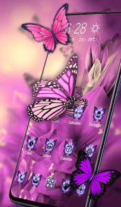 اسکرین شات برنامه Girly Themes HD Wallpapers 3D icon packs 4