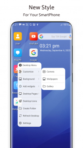 اسکرین شات برنامه Computer Launcher Theme win 10 5