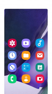 اسکرین شات برنامه Galaxy Note20 Theme/Icon Pack 2