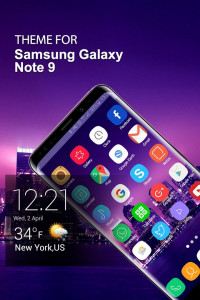 اسکرین شات برنامه Theme for Samsung Galaxy Note 9 4