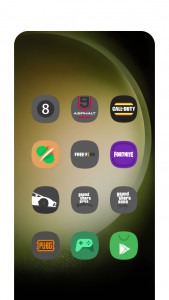 اسکرین شات برنامه Galaxy S23 Theme/Icon Pack 3