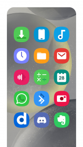 اسکرین شات برنامه Galaxy S24 Theme/Icon Pack 2
