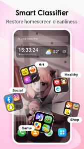 اسکرین شات 2 برنامه Lambda Launcher