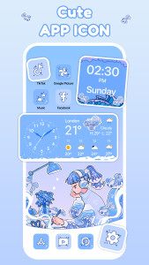 اسکرین شات 1 برنامه ThemeMax: Widgets & Wallpapers