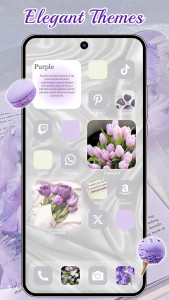 اسکرین شات 2 برنامه ThemeKit - Themes & Widgets