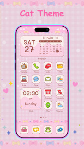 اسکرین شات برنامه BeautyTheme: Icons & Widgets 6