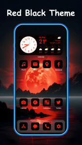 اسکرین شات برنامه BeautyTheme: Icons & Widgets 4