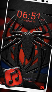 اسکرین شات برنامه Spider Mask Launcher Theme 3