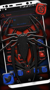 اسکرین شات برنامه Spider Mask Launcher Theme 1