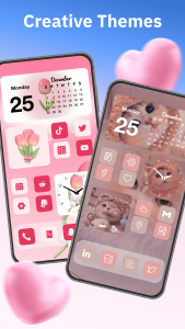 اسکرین شات برنامه Themes : Wallpapers & Widgets 1