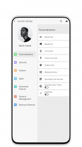 اسکرین شات 5 برنامه Mak Book OS 14 Launcher
