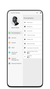 اسکرین شات 5 برنامه Mak Book OS 14 Launcher