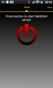اسکرین شات برنامه WebDAV Server 1