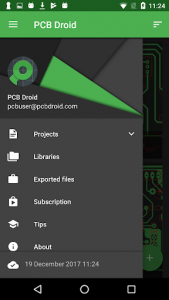 اسکرین شات برنامه PCB Droid 3