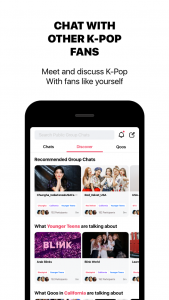 اسکرین شات برنامه theQoos: K-Pop News, Friends, Music & Community 6