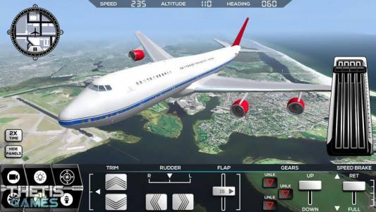 اسکرین شات بازی Flight Simulator 2014 FlyWings 1
