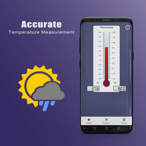 اسکرین شات برنامه Thermometer Room Temperature 1