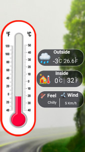 اسکرین شات برنامه Thermometer Room Temperature 4