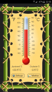 اسکرین شات برنامه Thermometer 1