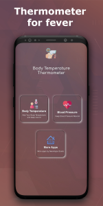 اسکرین شات برنامه Thermometer For Fever Diary 2