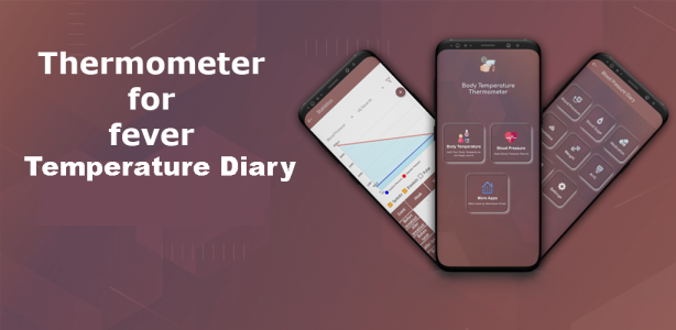 اسکرین شات برنامه Thermometer For Fever Diary 1