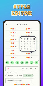 اسکرین شات برنامه Stylish Text - Fonts Keyboard 5