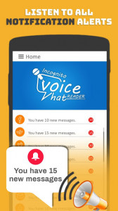 اسکرین شات برنامه Voice Notification Reader for whatsapp, SMS Notify 7