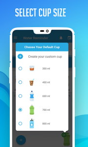 اسکرین شات برنامه Drink Water Reminder: Water Tracker, Alarm app 2
