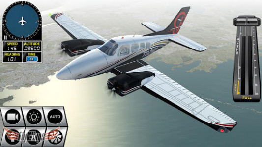 اسکرین شات بازی Flight Simulator 2016 FlyWings Free 1