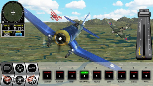اسکرین شات بازی Flight Simulator 2016 FlyWings Free 7