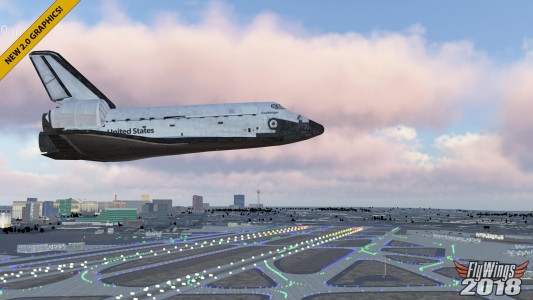 اسکرین شات بازی Flight Simulator 2018 FlyWings 3