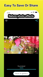 اسکرین شات برنامه Photo effects theme nature, na 8