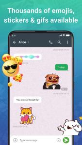 اسکرین شات 2 برنامه Message Cls - SMS Messenger