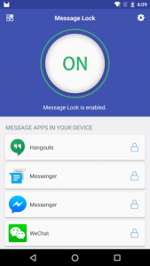 اسکرین شات برنامه Message Lock (SMS Lock) 1