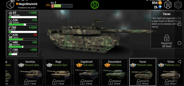 اسکرین شات بازی war machine - battle online 1
