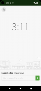 اسکرین شات 2 برنامه Time Clock Terminal