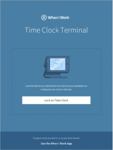 اسکرین شات برنامه Time Clock Terminal 7