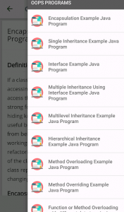 اسکرین شات برنامه Learn Java Programs 4