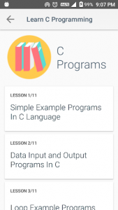 اسکرین شات برنامه Learn C Programming 3