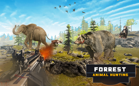 اسکرین شات بازی Forest Animal Hunting 2018 - 3D 5