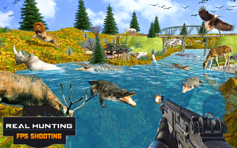 اسکرین شات بازی Forest Animal Hunting 2018 - 3D 4