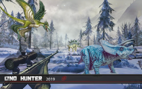 اسکرین شات بازی Jungle Dinosaur Hunting 3D 2 1