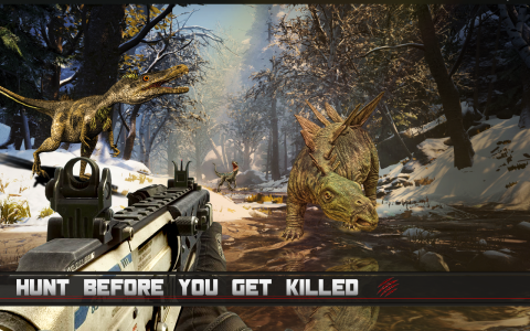 اسکرین شات 3 بازی Dino Hunter Wild Dinosaur Game