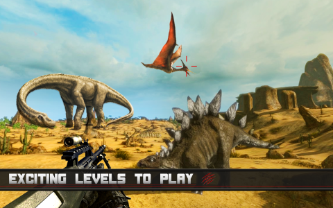 اسکرین شات 4 بازی Dino Hunter Wild Dinosaur Game