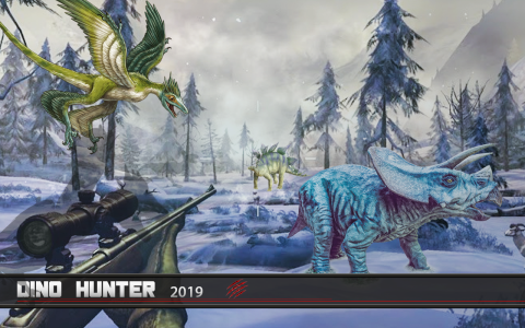 اسکرین شات 1 بازی Dino Hunter Wild Dinosaur Game