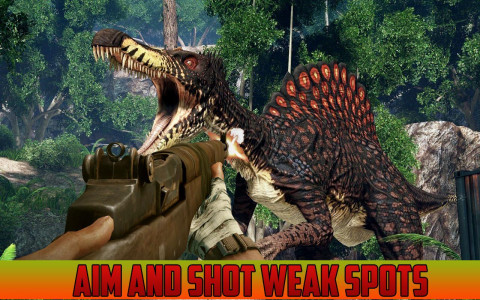 اسکرین شات 1 بازی Dino Wild Animal Hunting Games